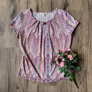 Studio Works | Dressy Short Sleeved Blouse